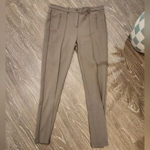 Peace of Cloth Womens Piped Cigarette Pants‎ Size 8 In Mushroom Tan NWOT